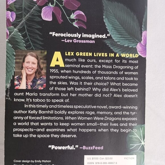 When Women Were Dragons Kelly Barnhill GOODREADS BEST BOOK OF THE YEAR - Picture 2 of 4